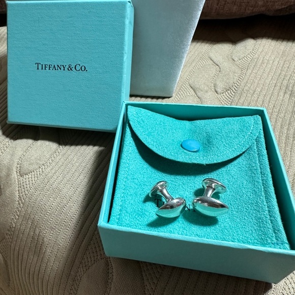 Tiffany & Co. Silver Cufflinks Rare - Picture 9 of 12